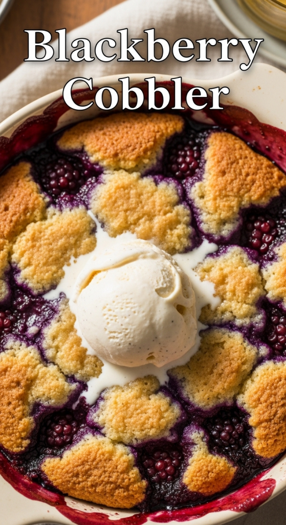 Blackberry Cobbler: A Sweet Slice of Summer’s Best Fruit