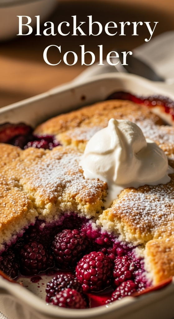 Blackberry Cobbler: A Sweet Slice of Summer’s Best Fruit