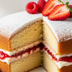 Classic Victoria Sponge Cake Jam and Cream Delight Unveiled