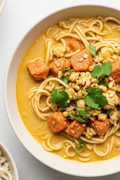 Warm Up Your Senses with Creamy Coconut Curry Noodle Soup