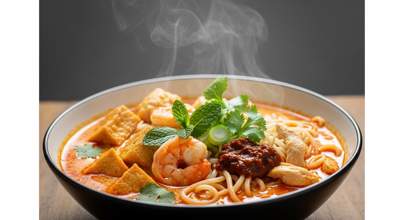 Creamy Malaysian Curry Laksa Unveiled: Savor the Richness