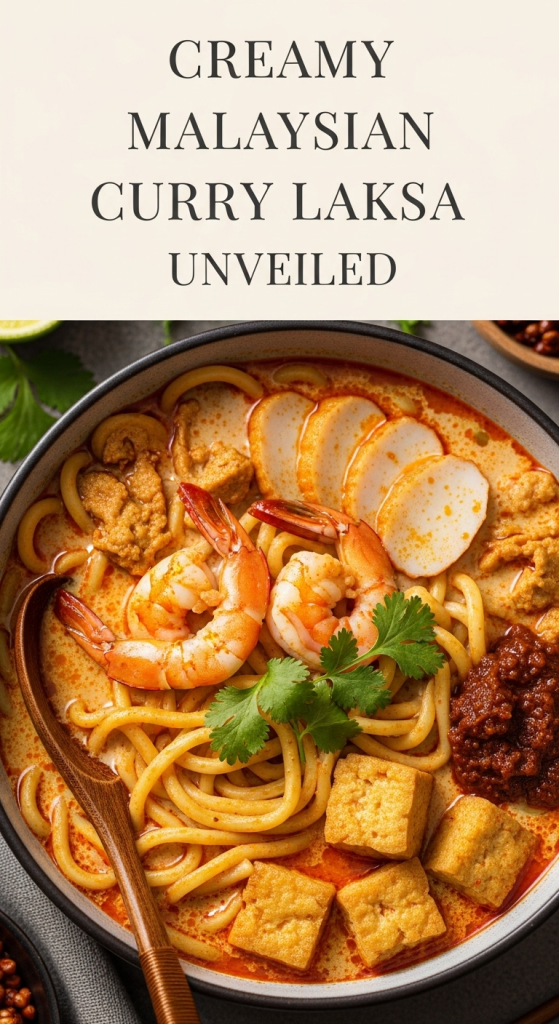 Creamy Malaysian Curry Laksa Unveiled: Savor the Richness