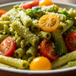 Creamy Pesto Pasta with Cherry Tomatoes: A Flavorful Twist