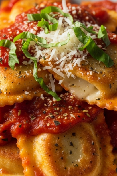 Decadent 15-Minute Pan-Fried Ravioli with Marinara: Quick & Crispy