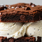 Decadent Brownie Ice Cream Sandwiches: A Sweet Delight
