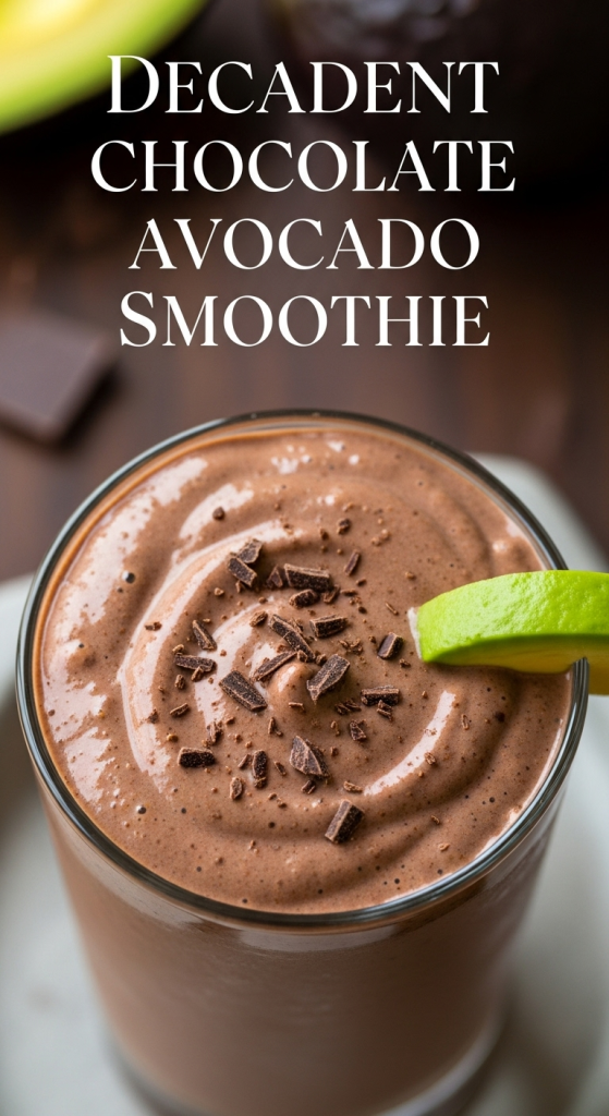 Decadent Chocolate Avocado Smoothie: Healthy Indulgence Guide