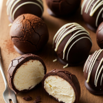 Decadent Ice Cream Truffles Dipped in Rich Chocolate Bliss