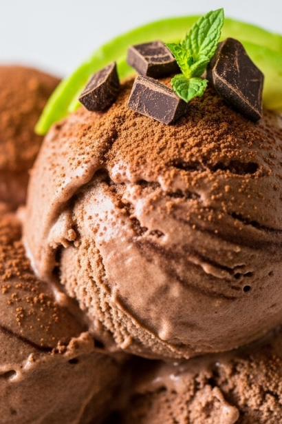 Decadent No-Churn Chocolate Avocado Ice Cream Delight