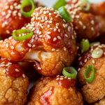 Delicious Crunchy Korean Fried Cauliflower with Spicy Gochujang Glaze