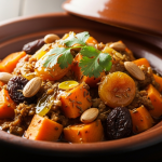 Delicious Sweet Potato Tagine with Apricots & Almonds: A Flavorful Journey