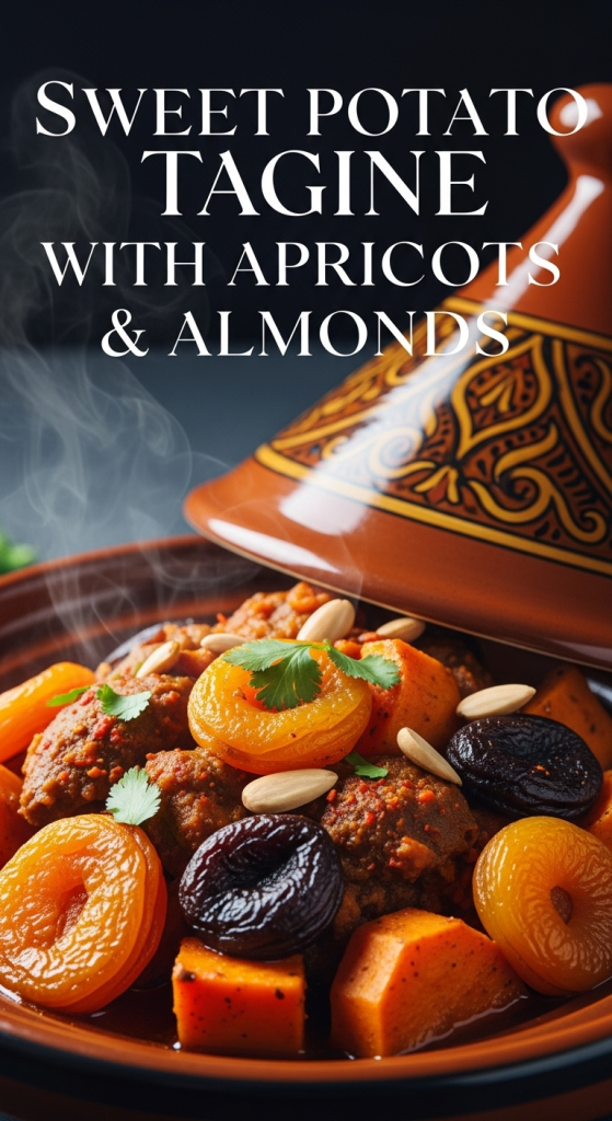 Delicious Sweet Potato Tagine with Apricots & Almonds A Flavorful Journey