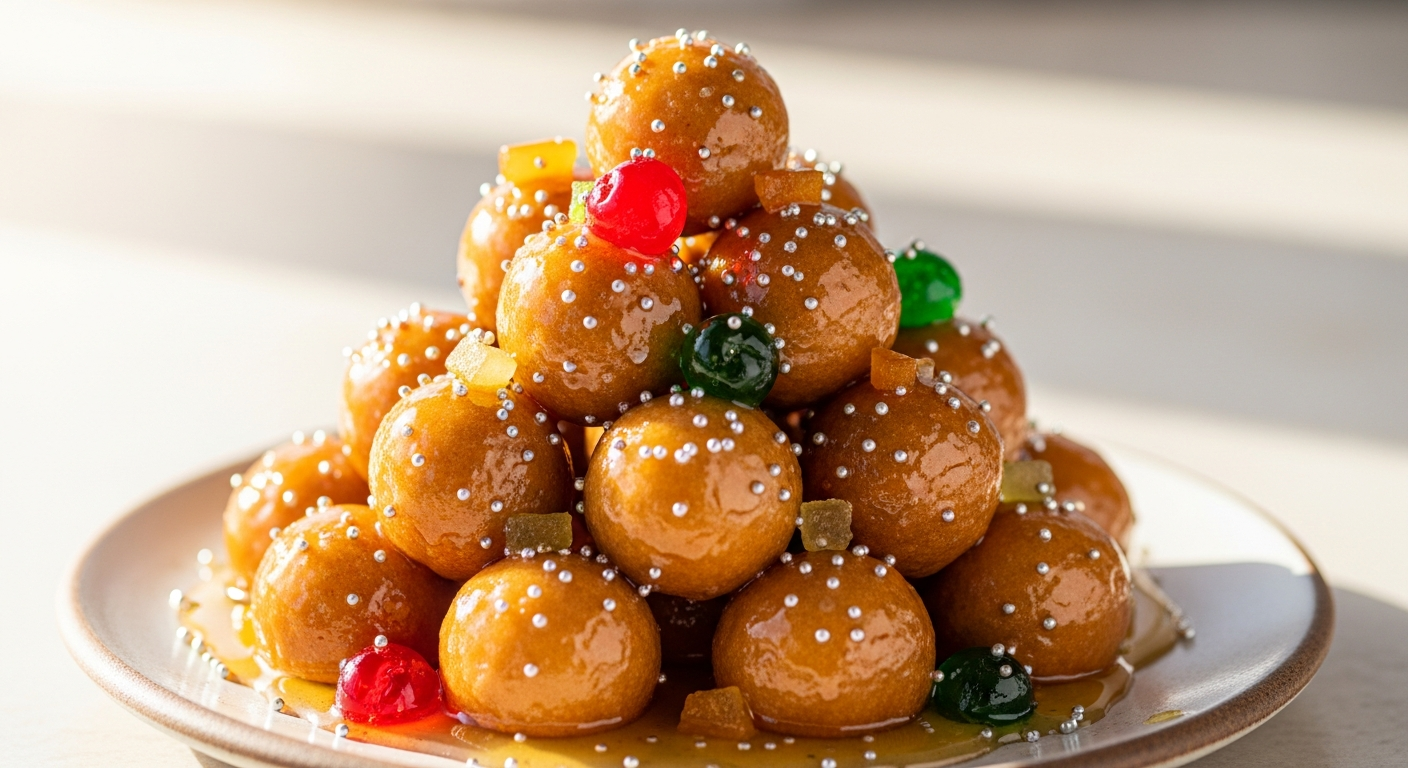 Discover Neapolitan Honey-Glazed Struffoli Delight: Golden Bites