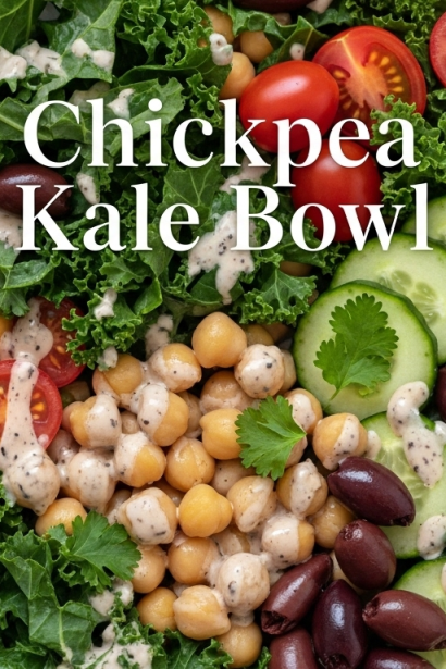 Easy Mediterranean Chickpea Kale Bowl Recipe: Bright & Breezy