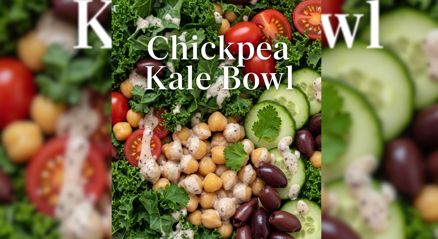 Easy Mediterranean Chickpea Kale Bowl Recipe: Bright & Breezy