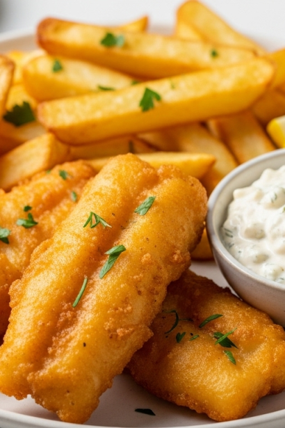 Golden British Fish & Chips: Crafting Perfect Tartar Sauce