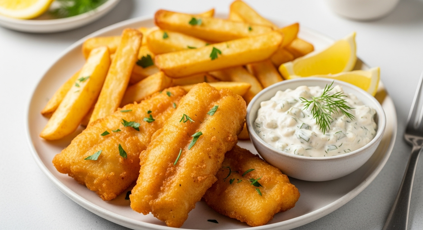 Golden British Fish & Chips: Crafting Perfect Tartar Sauce