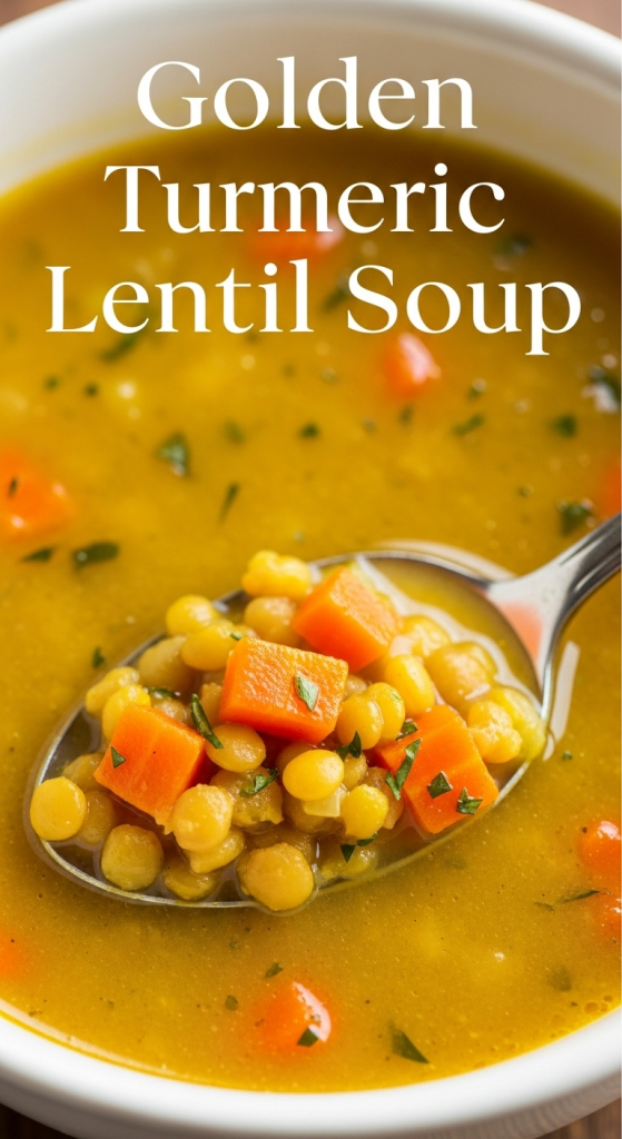 Golden Turmeric Lentil Soup A Nourishing Superfood Delight