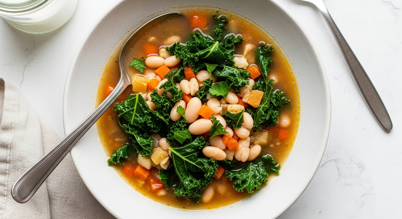 Hearty White Bean and Kale Soup A Nutritious Delight