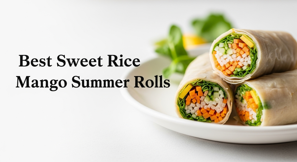 How to Make the Best Sweet Rice Mango Summer Rolls: Tropical Delight