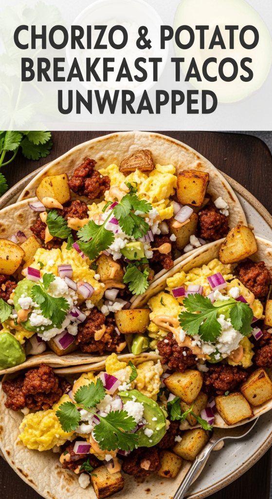 Irresistible Chorizo & Potato Breakfast Tacos Unwrapped: Sunrise Fiesta