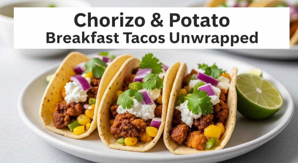 Irresistible Chorizo & Potato Breakfast Tacos Unwrapped: Sunrise Fiesta