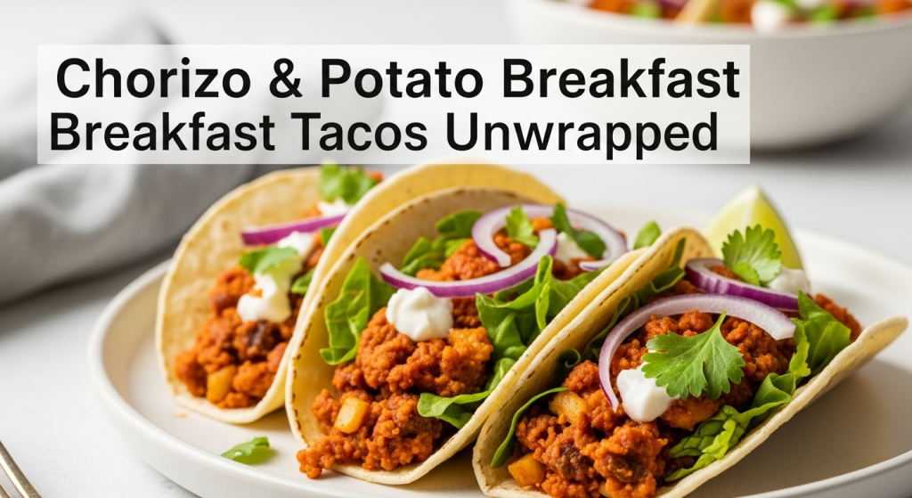 Irresistible Chorizo & Potato Breakfast Tacos Unwrapped: Sunrise Fiesta