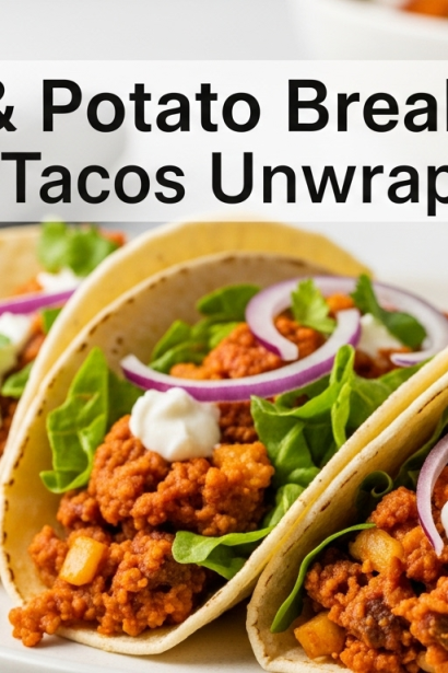 Irresistible Chorizo & Potato Breakfast Tacos Unwrapped: Sunrise Fiesta