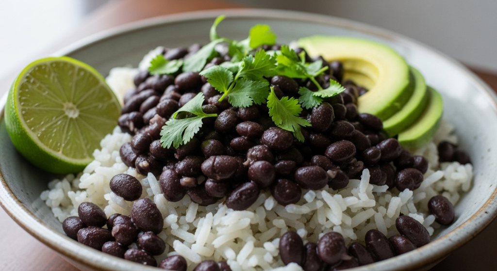 Irresistible Savory Black Beans and Rice A Flavorful Staple Dish 
