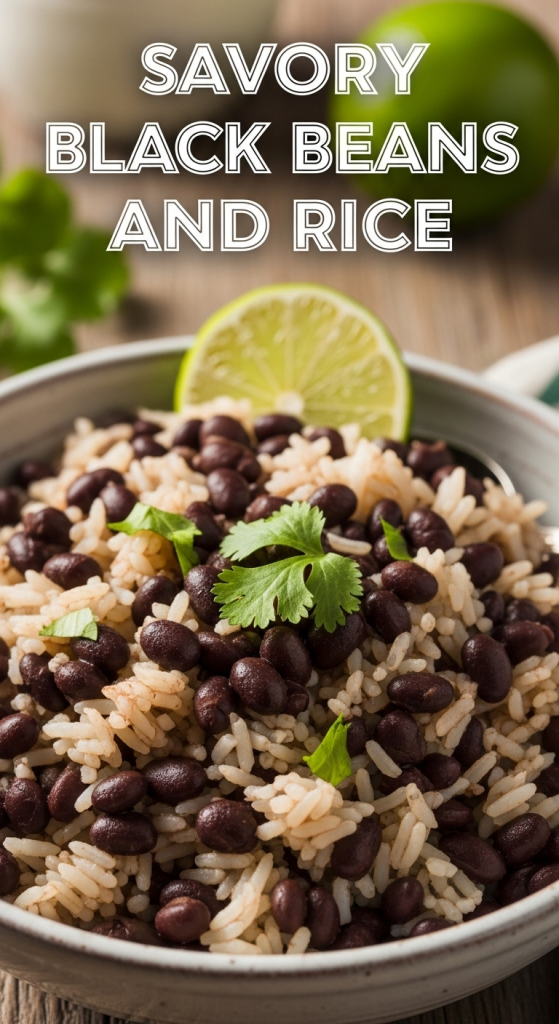 Irresistible Savory Black Beans and Rice A Flavorful Staple Dish 