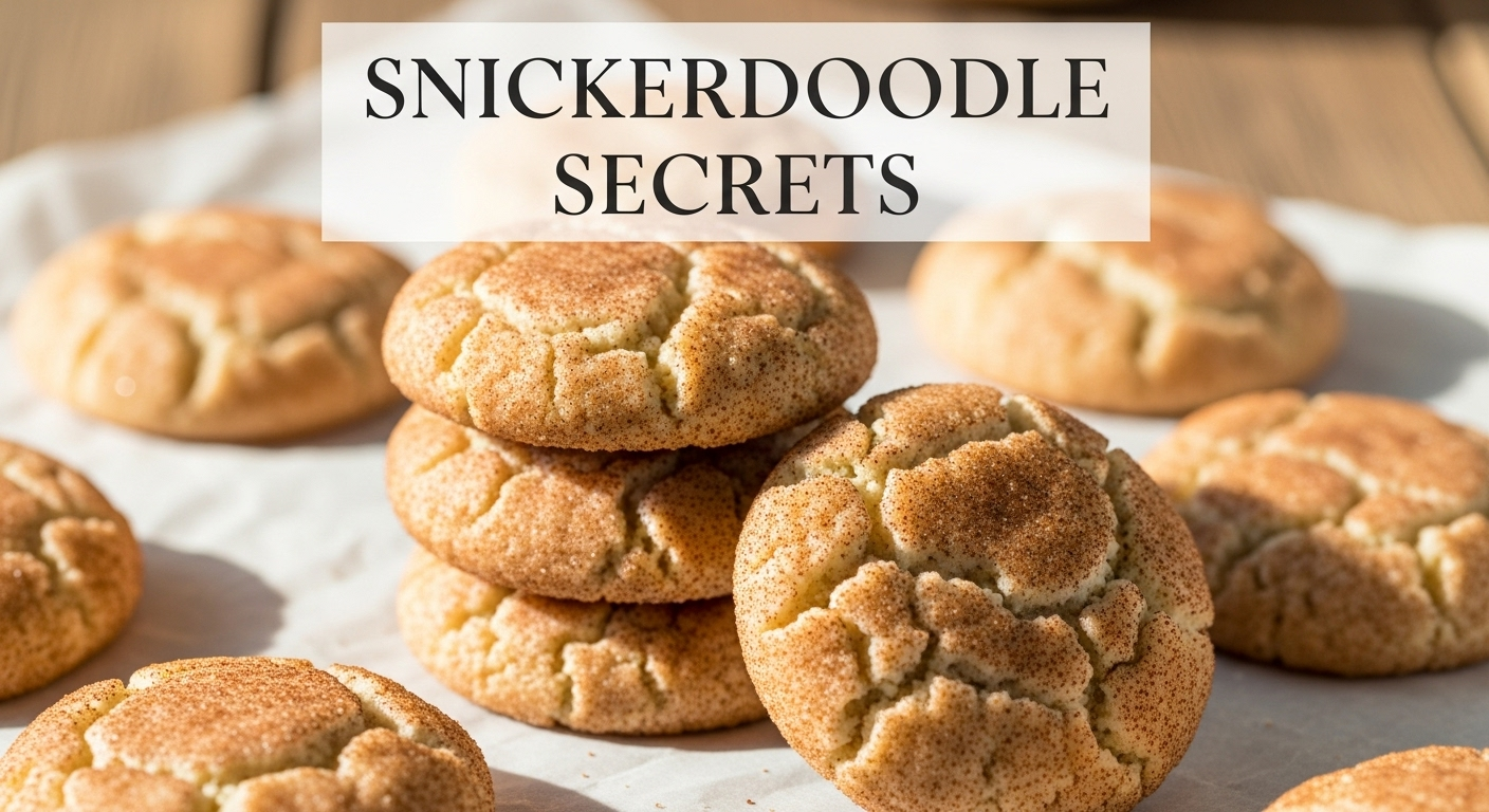 Irresistible Snickerdoodle Secrets: Timeless Cinnamon-Sugar Delights