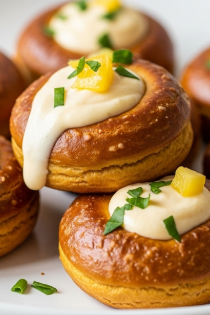 Irresistible Soft Pretzel Bites with Creamy Cheese Dip
