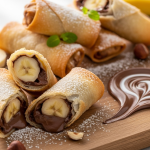 Nutella & Banana Dessert Spring Rolls Delight: Irresistible Sweet Harmony