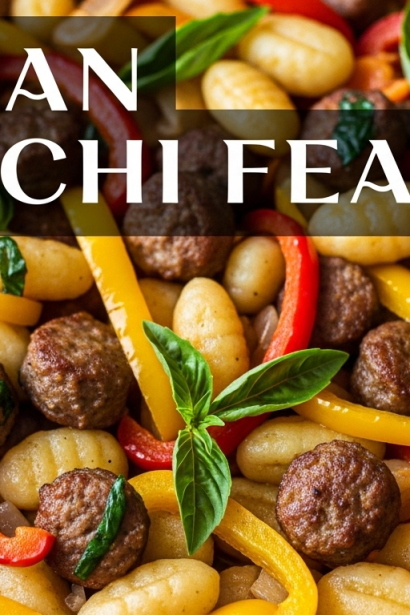 One-Pan Gnocchi Feast: Sausage & Bell Peppers Magic