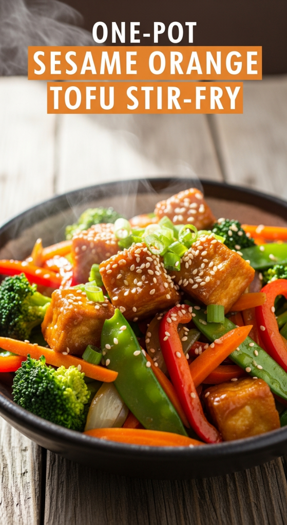 One-Pot Sesame Orange Tofu Stir-Fry: Zesty & Easy Recipe