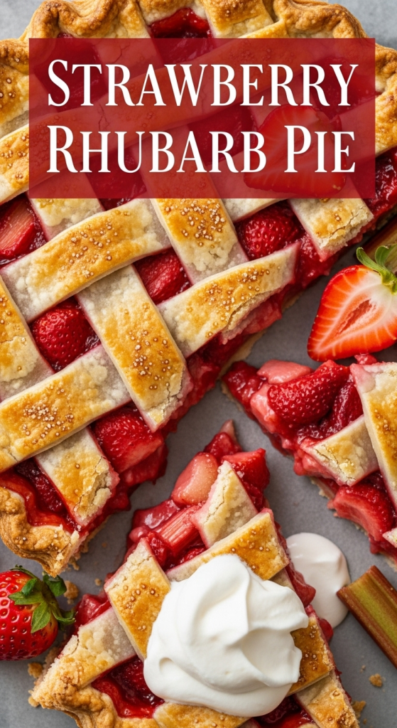 Perfect Strawberry Rhubarb Pie: Sweet Irresistible