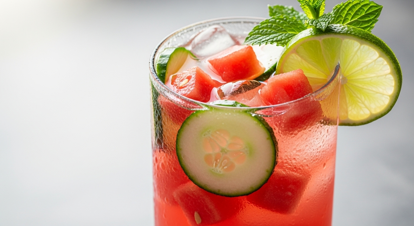 Refreshing Agua Fresca: Watermelon & Cucumber Lime Delight