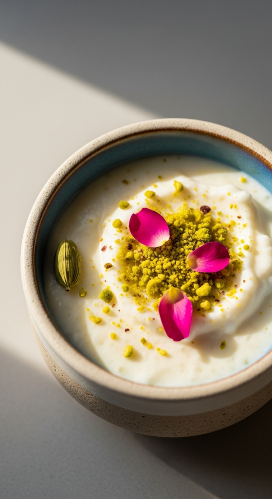 Rosewater & Cardamom Rice Pudding Recipe: Aromatic Indulgence