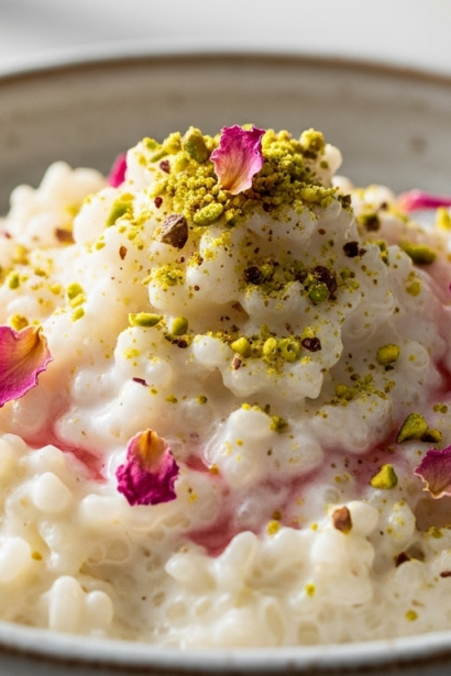 Rosewater & Cardamom Rice Pudding Recipe: Aromatic Indulgence