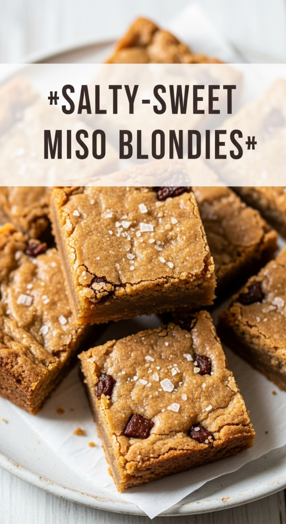Salty-Sweet Miso Blondies: A Bold Twist on Classic Treats
