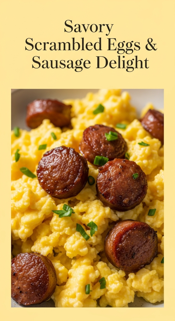 Savory Scrambled Eggs & Sausage Delight