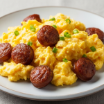 Savory Scrambled Eggs & Sausage Delight: Best Breakfast or Dinner