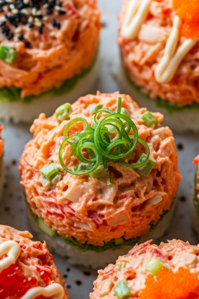 Spicy Crab Kani Sushi Cups