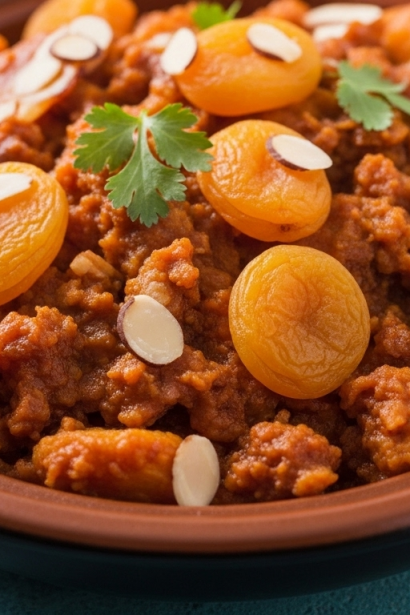 Delicious Sweet Potato Tagine: A Savory Blend of Apricots & Almonds