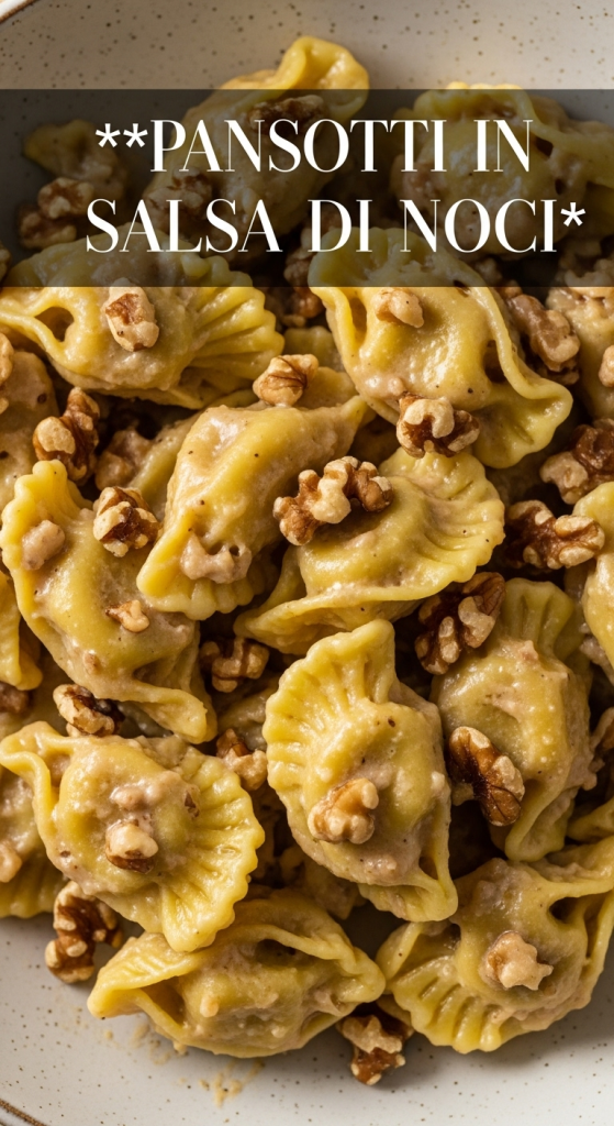 The Best Pansotti in Salsa di Noci: Creamy Walnut Pasta from Liguria