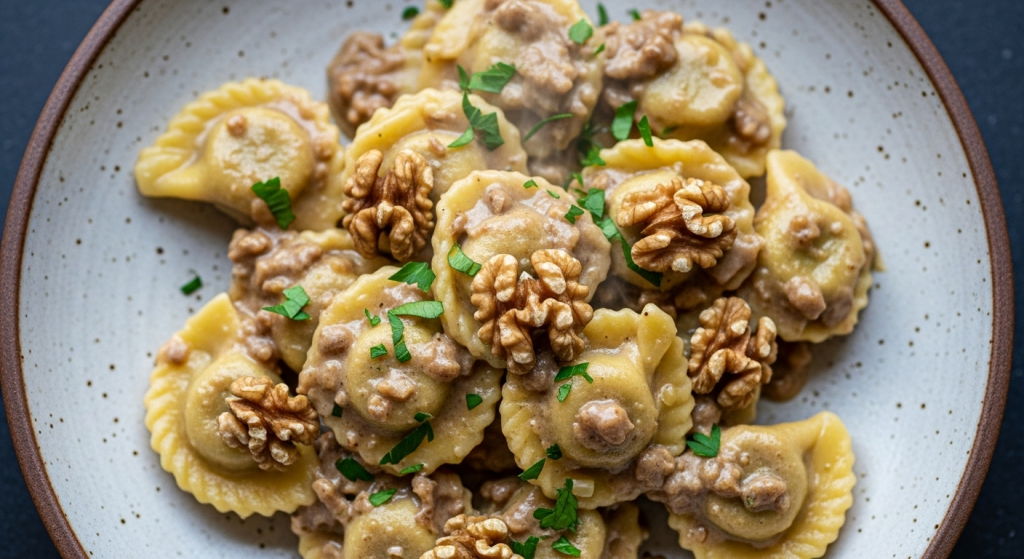 The Best Pansotti in Salsa di Noci: Creamy Walnut Pasta from Liguria