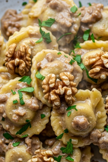 The Best Pansotti in Salsa di Noci: Creamy Walnut Pasta from Liguria