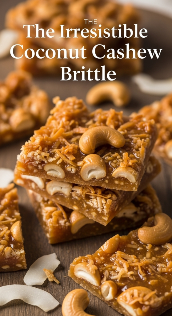 The Irresistible Coconut Cashew Brittle: Crunchy Delights