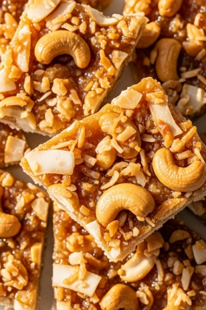 The Irresistible Coconut Cashew Brittle: Crunchy Delights