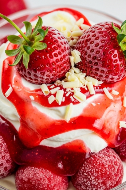 The Irresistible Frozen Strawberry Delight: Chill & Thrill