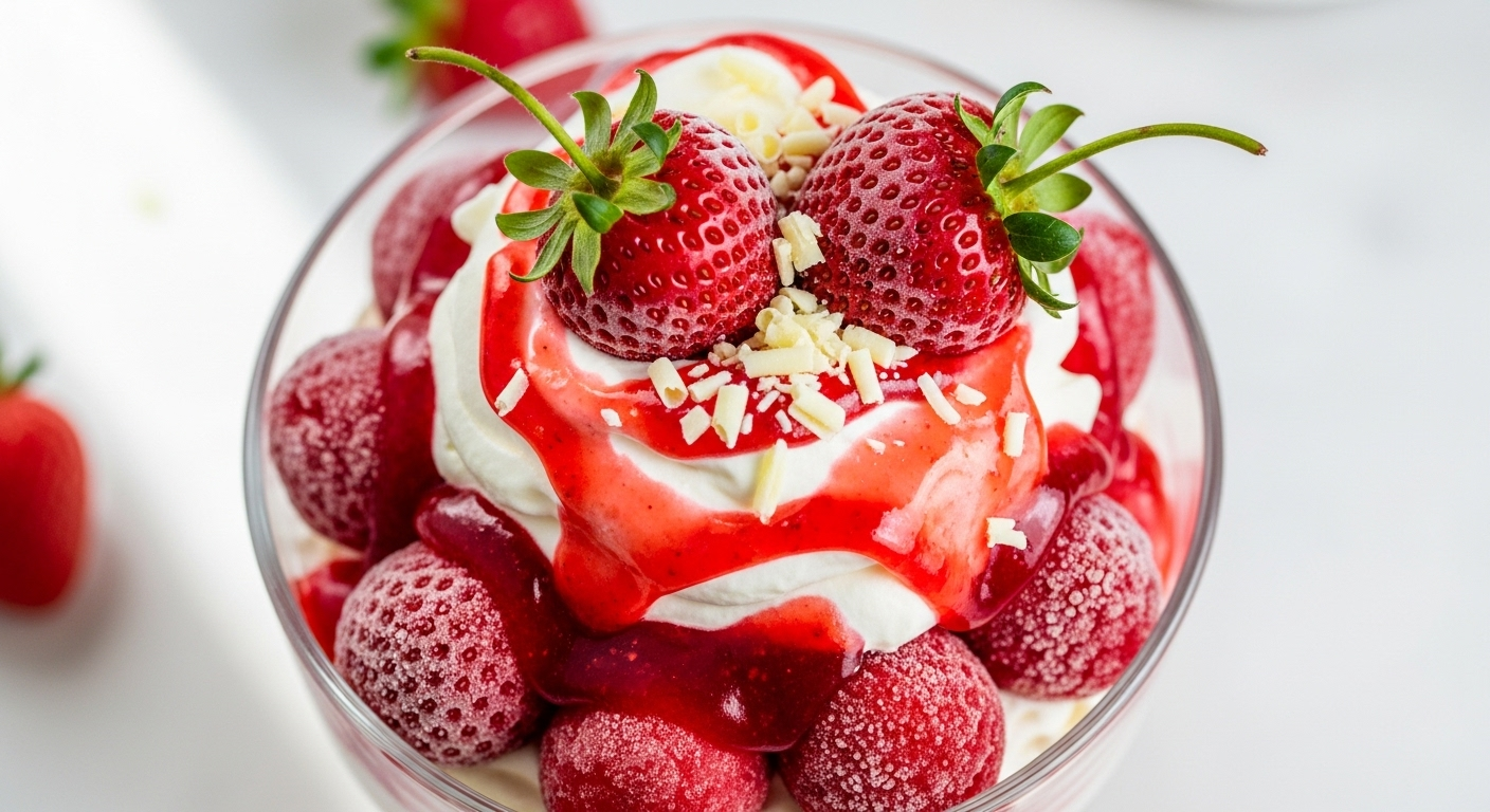 The Irresistible Frozen Strawberry Delight: Chill & Thrill